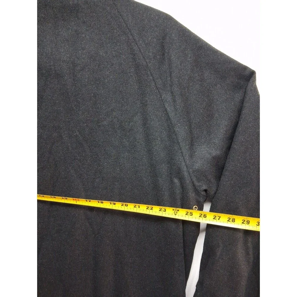 Gant Mens Gray The Double Up Coat Wool Blend Coat Overcoat Winter Money